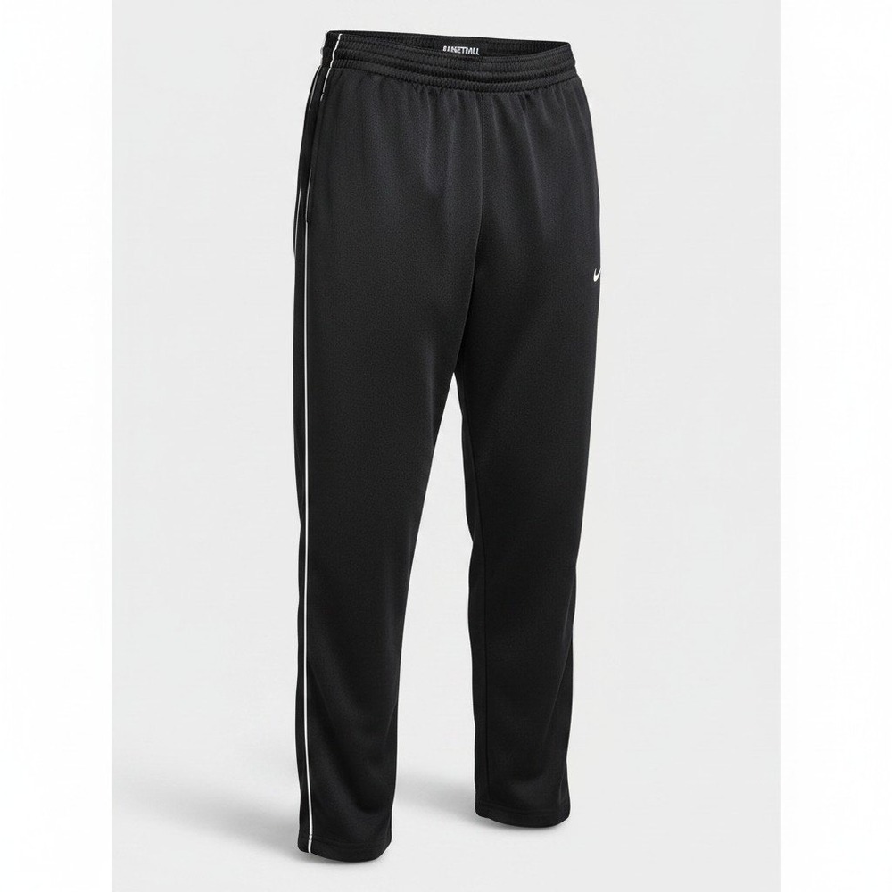 VTG Nike Basketball Track Pants Mens XXL Black Swoosh Warm Up Athletic